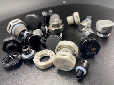 SST-Porous®Plastic&Snap Fit Breathable Protection Vents—（typical application：Monitor、Security Camera、Traffic Control System、Electric Bicycle、Tracking device）