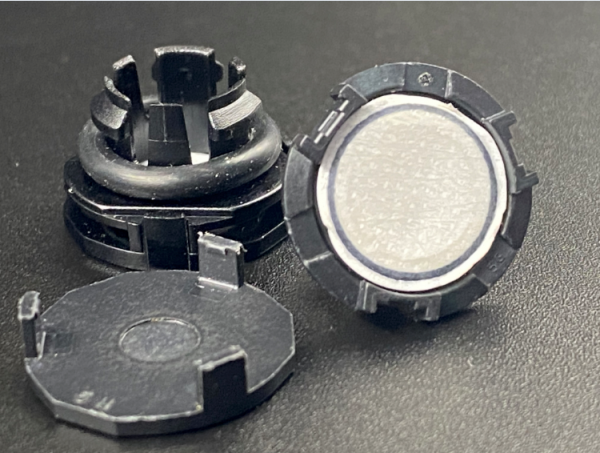 SST-Porous®Plastic waterproof breathable Snap in vents—(Typical applications：ECU, ABS and electronic steering gear, DC-DC voltage regulator, motor electronic control system, OBC, battery system etc）