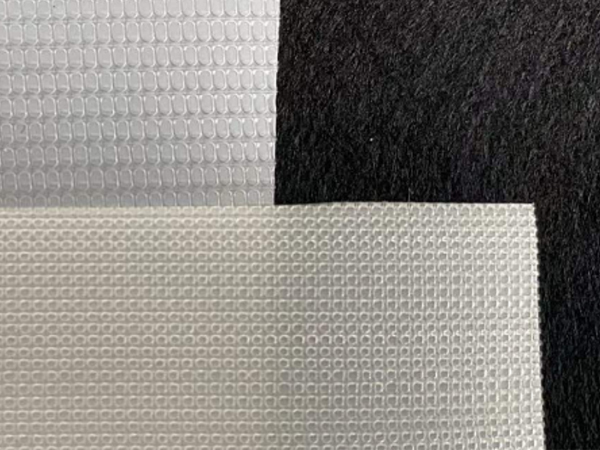 PP square grid supported filter products