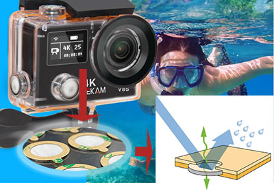 【Venting Solution】SST waterproof and air permeable products assure the underwater camera working safe and stable